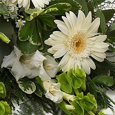 Luxury White Flower Basket